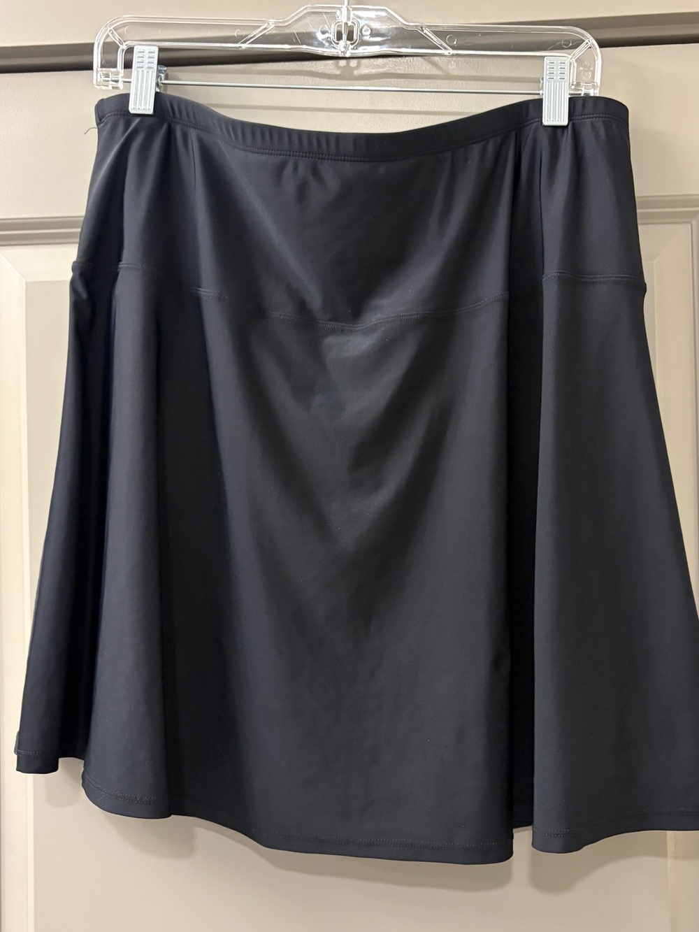 Black A-Line Women’s Swim Skirt - Plus Size